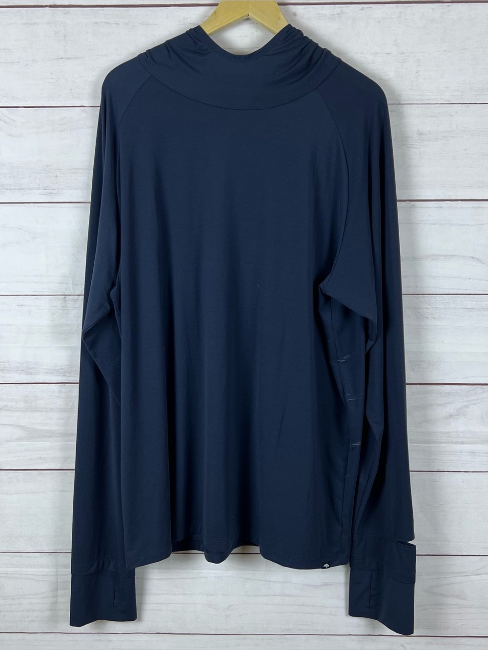 Path Projects Pyrenees Performance Lightweight Hoodie 2XL Navy USA Thumbholes